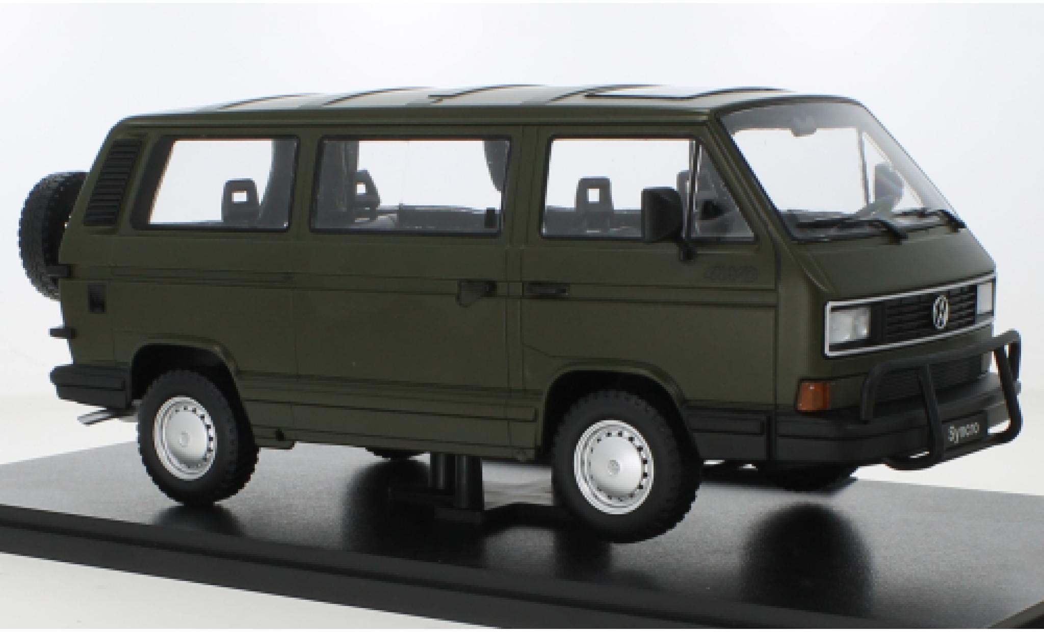 Volkswagen T3 1/18 KK Scale Bus Syncro matt-oliv 1987 modelauto
