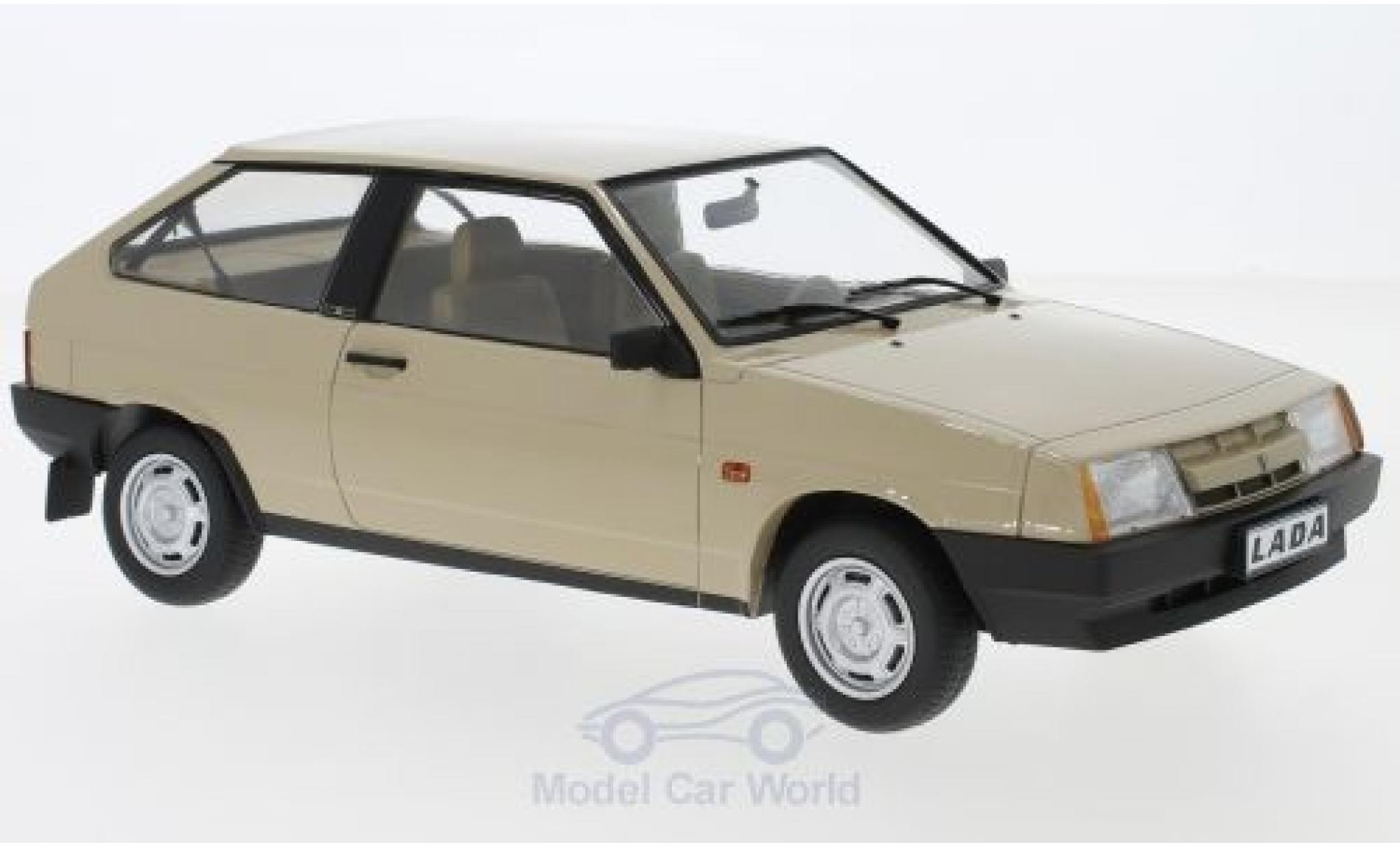 Lada Samara 1/18 KK Scale bruin 1984 modelauto
