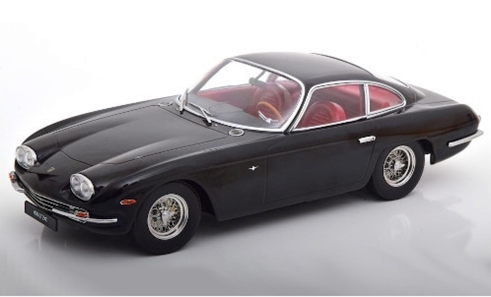 Lamborghini 400 GT 1/18 KK Scale 2+2 zwart 1965 modelauto