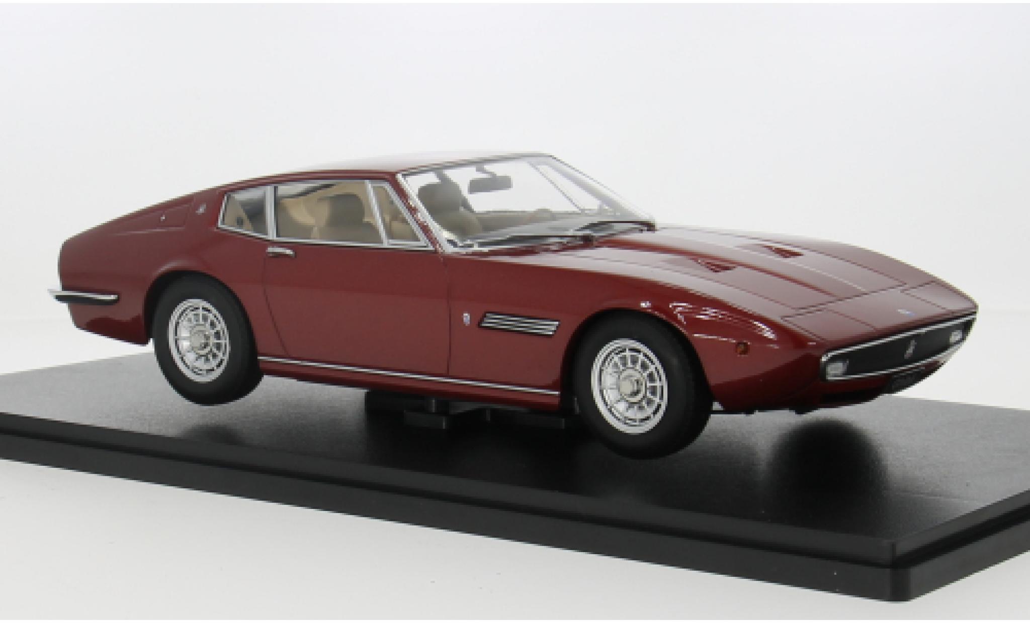 Maserati Ghibli 1/18 KK Scale Coupe rood 1969 1:18 modelauto