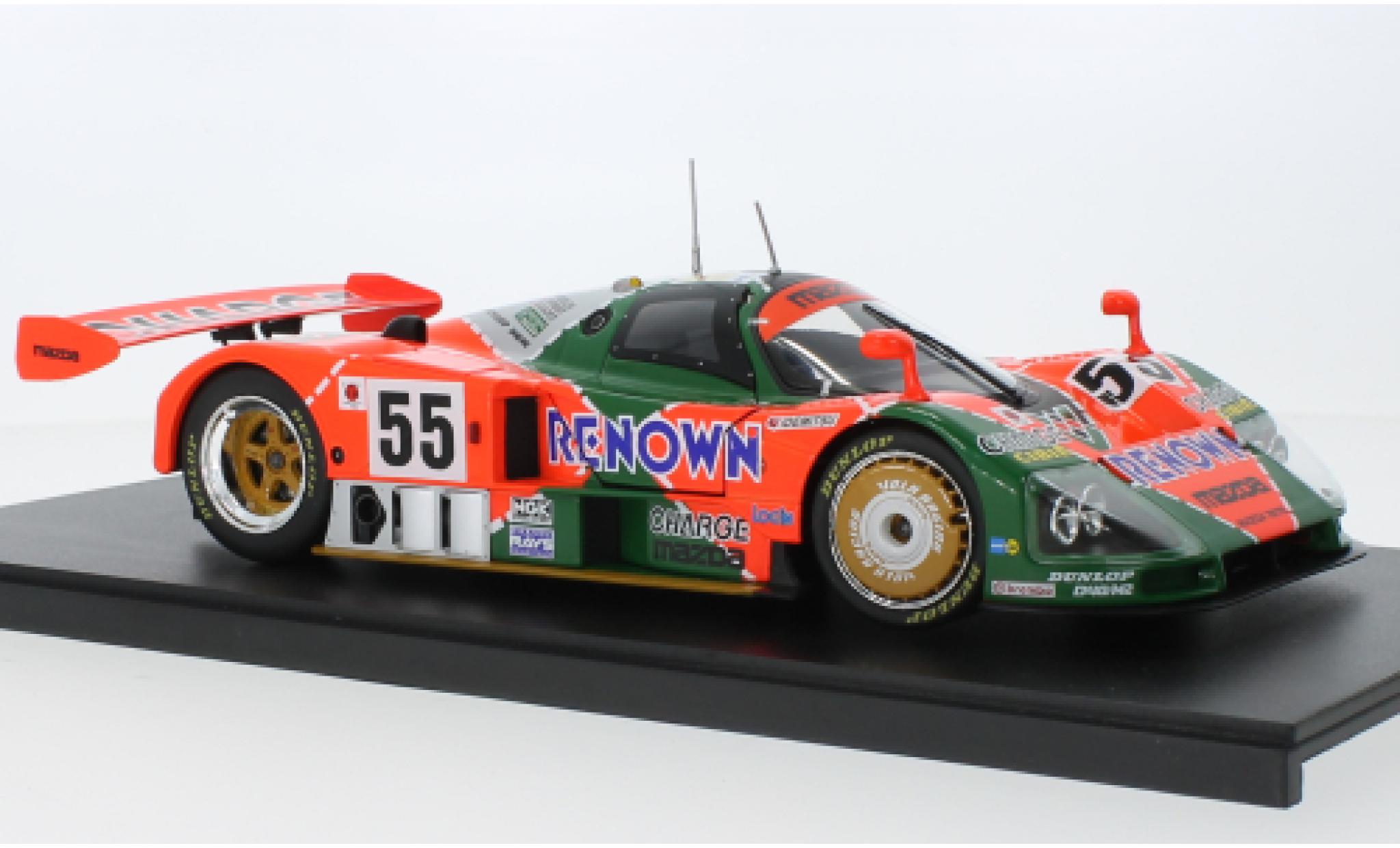 Mazda 787B 1/18 KK Scale RHD No.55 speed Co. Ltd. Renown 24h Le Mans 1991 1:18 modelauto
