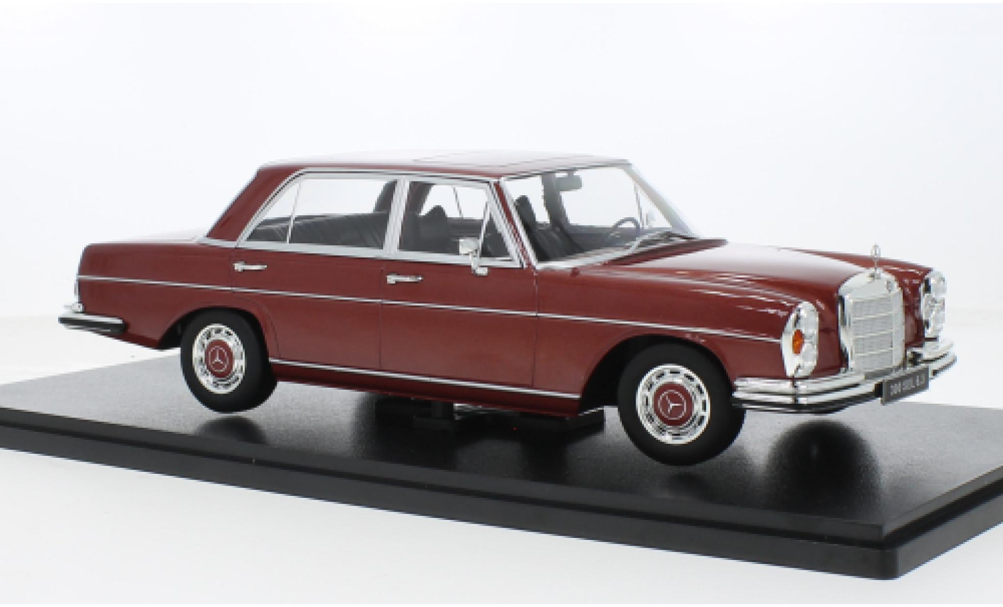 Mercedes 300 1/18 KK Scale SEL 6.3 (W109) metallic rood 1967 1:18 modelauto