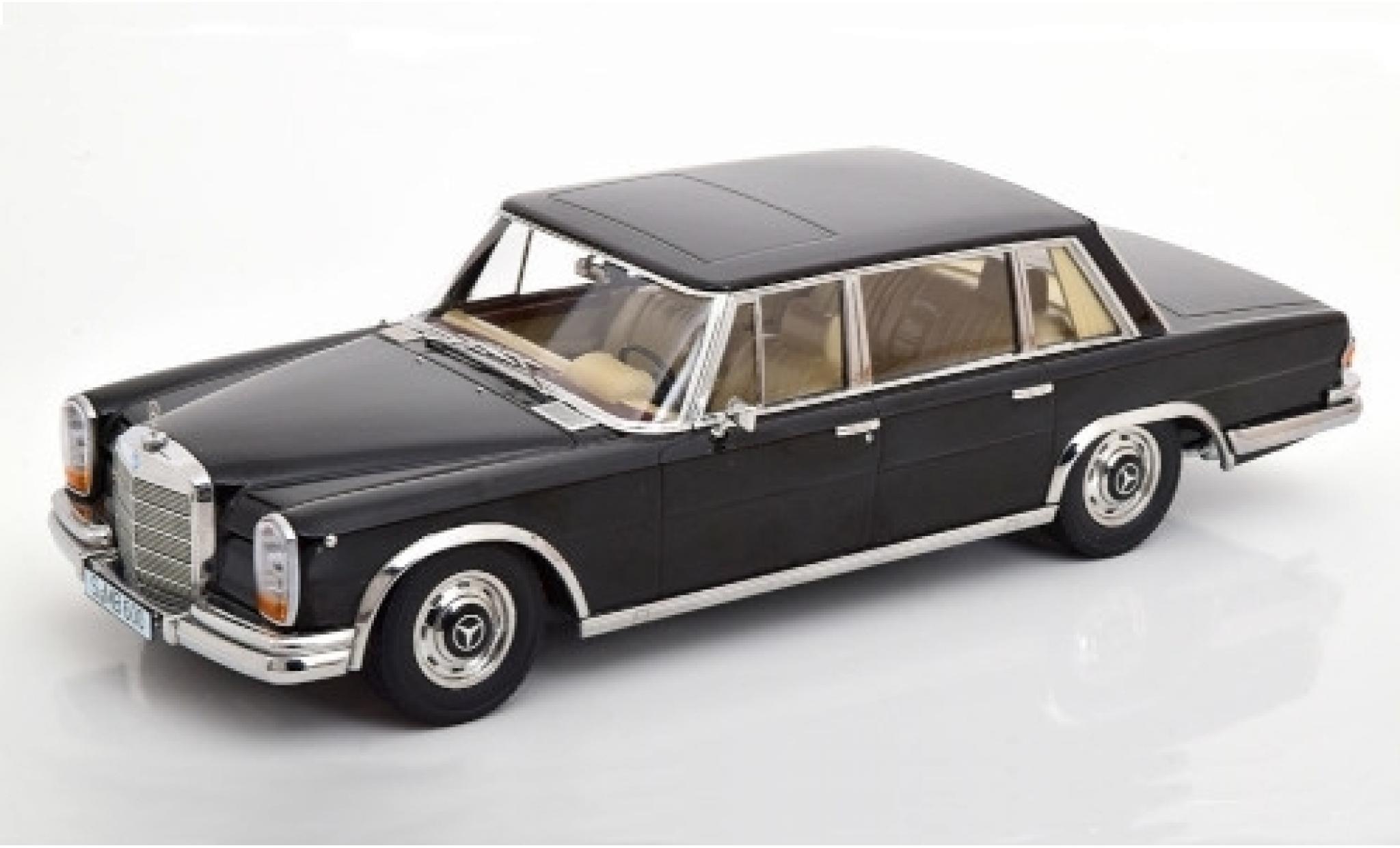Mercedes 600 1/18 KK Scale (W100) zwart 1963 modelauto