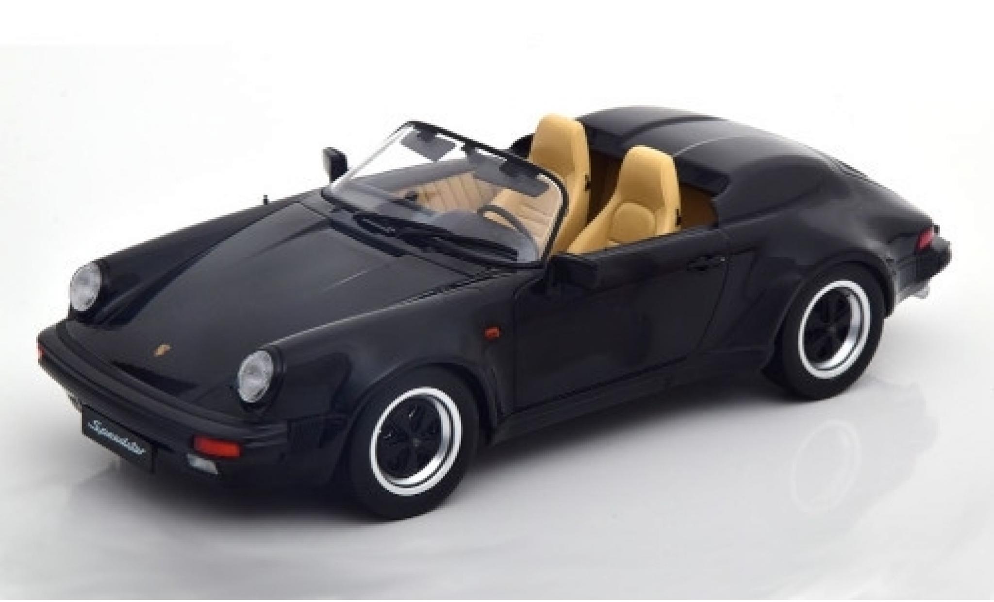 Porsche 930 Speedster 1/18 KK Scale 911 Speedster zwart 1989 modelauto
