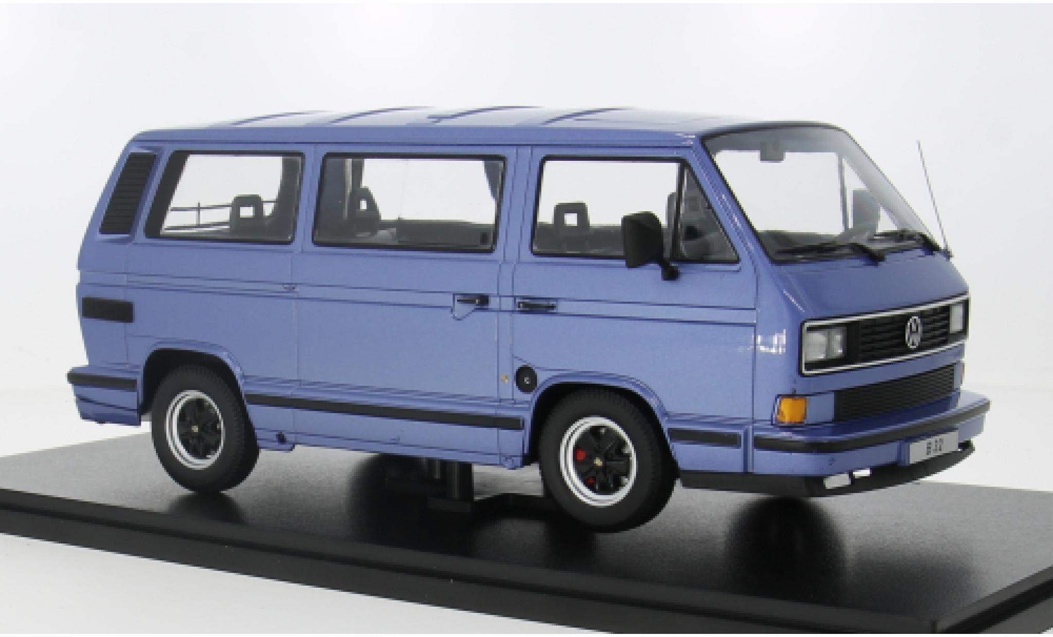 Volkswagen T3 1/18 KK Scale Porsche B32 auf Basis Bus blauw 1984 1:18 modelauto