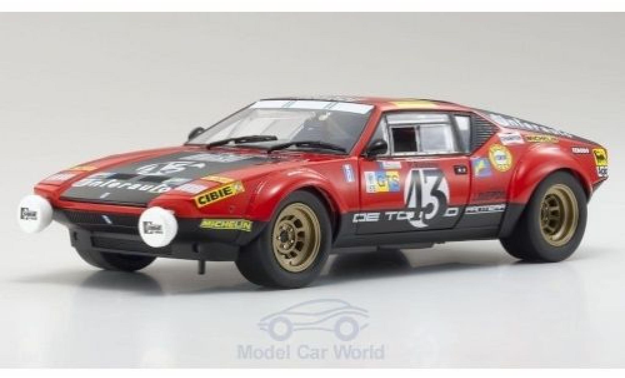 De Tomaso Pantera 1/18 Kyosho No.43 Team Claude Dubois 24h Le Mans 1975 P.Rubens/P.Bozzetto modelauto