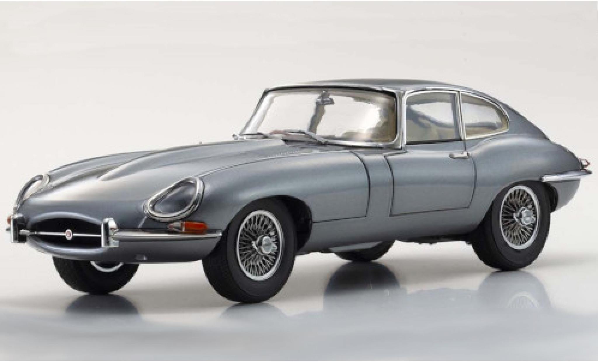 Jaguar E-Type 1/18 Kyosho Series I metallic grijs RHD 1961 modelauto