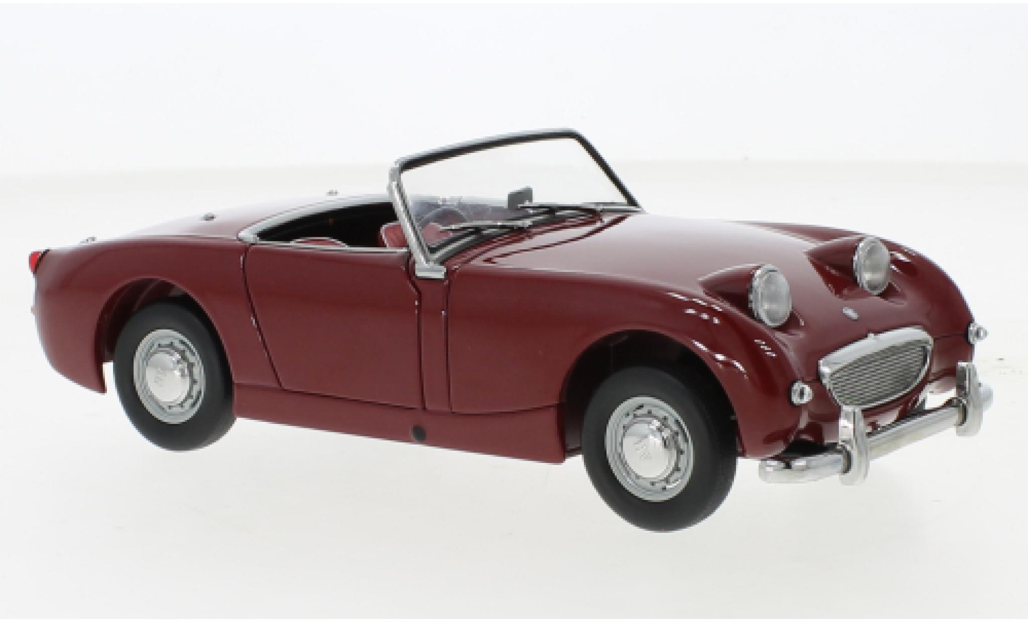 Austin Healey Sprite 1/18 Kyosho rood RHD 1958 modelauto