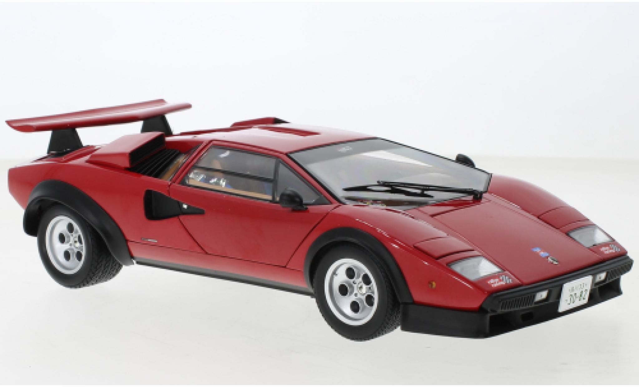 Lamborghini Countach 1/18 Kyosho Walter Wolf rood modelauto