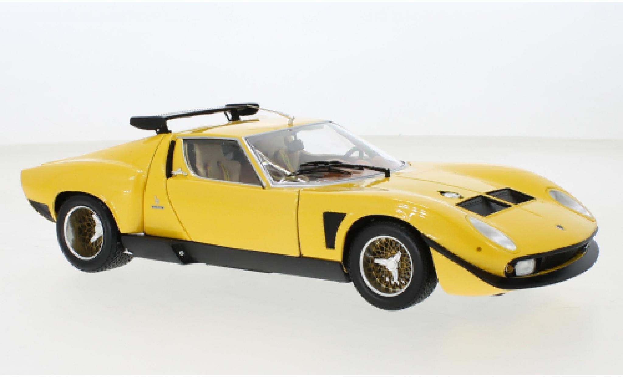 Lamborghini Miura 1/18 Kyosho SVR geel modelauto