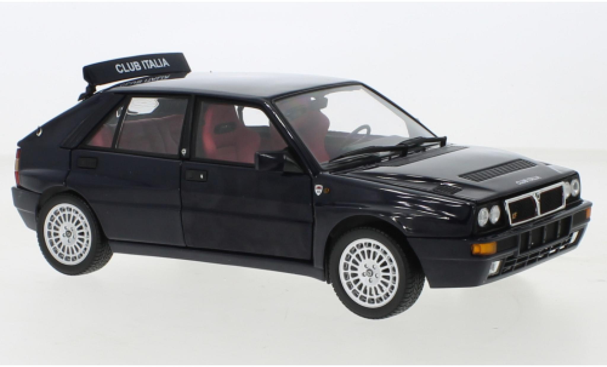 Lancia Delta 1/18 Kyosho HF Integrale Club Italia metallic blauw modelauto