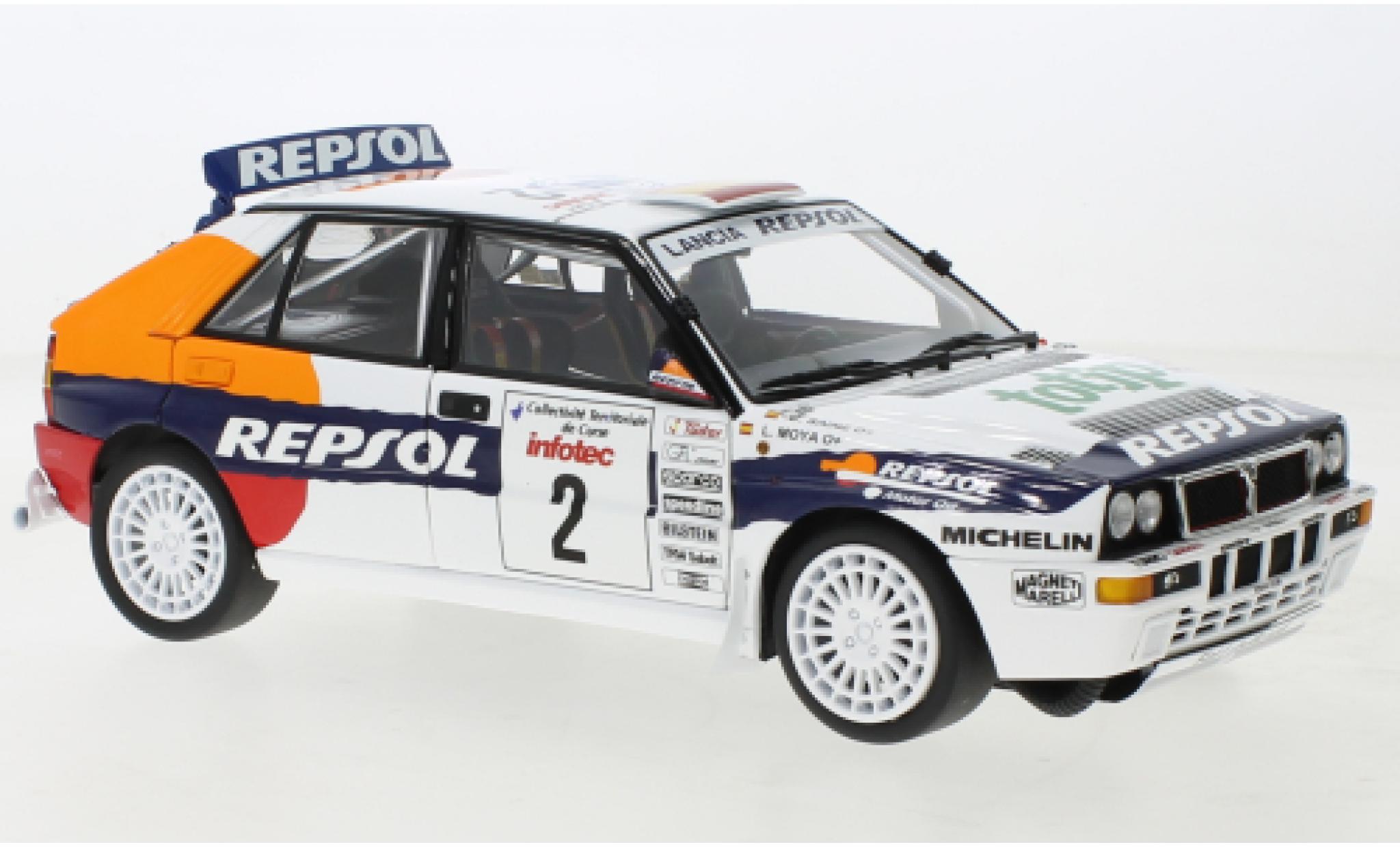 Lancia Delta 1/18 Kyosho HF Integrale Evolutione No.2 Repsol Rallye WM Tour de Corse 1993 modelauto