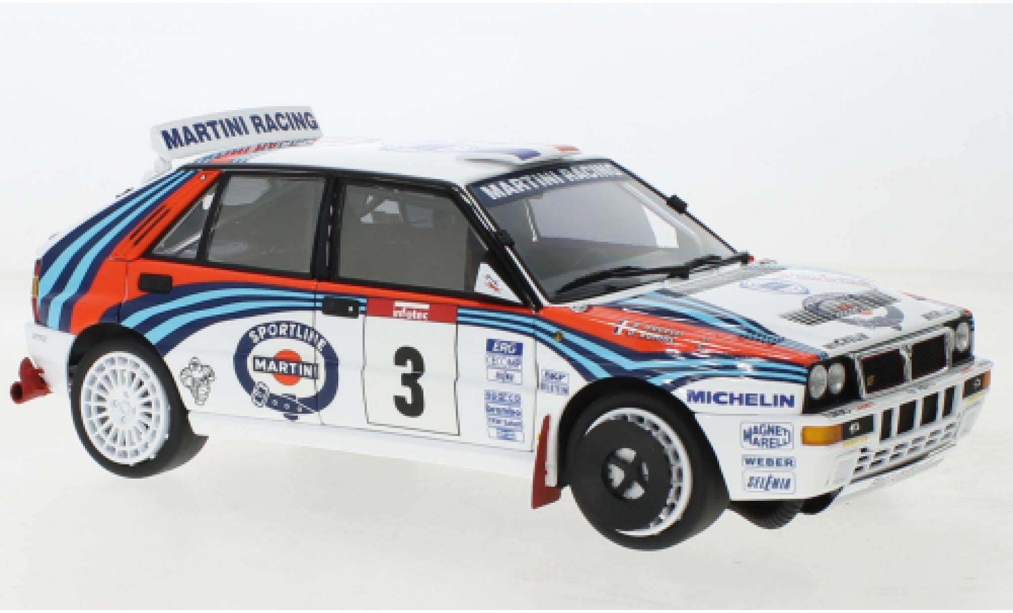 Lancia Delta 1/18 Kyosho HF Integrale Evolutione No.3 Martini Racing Martini Rallye WM Tour de Corse 1992 modelauto