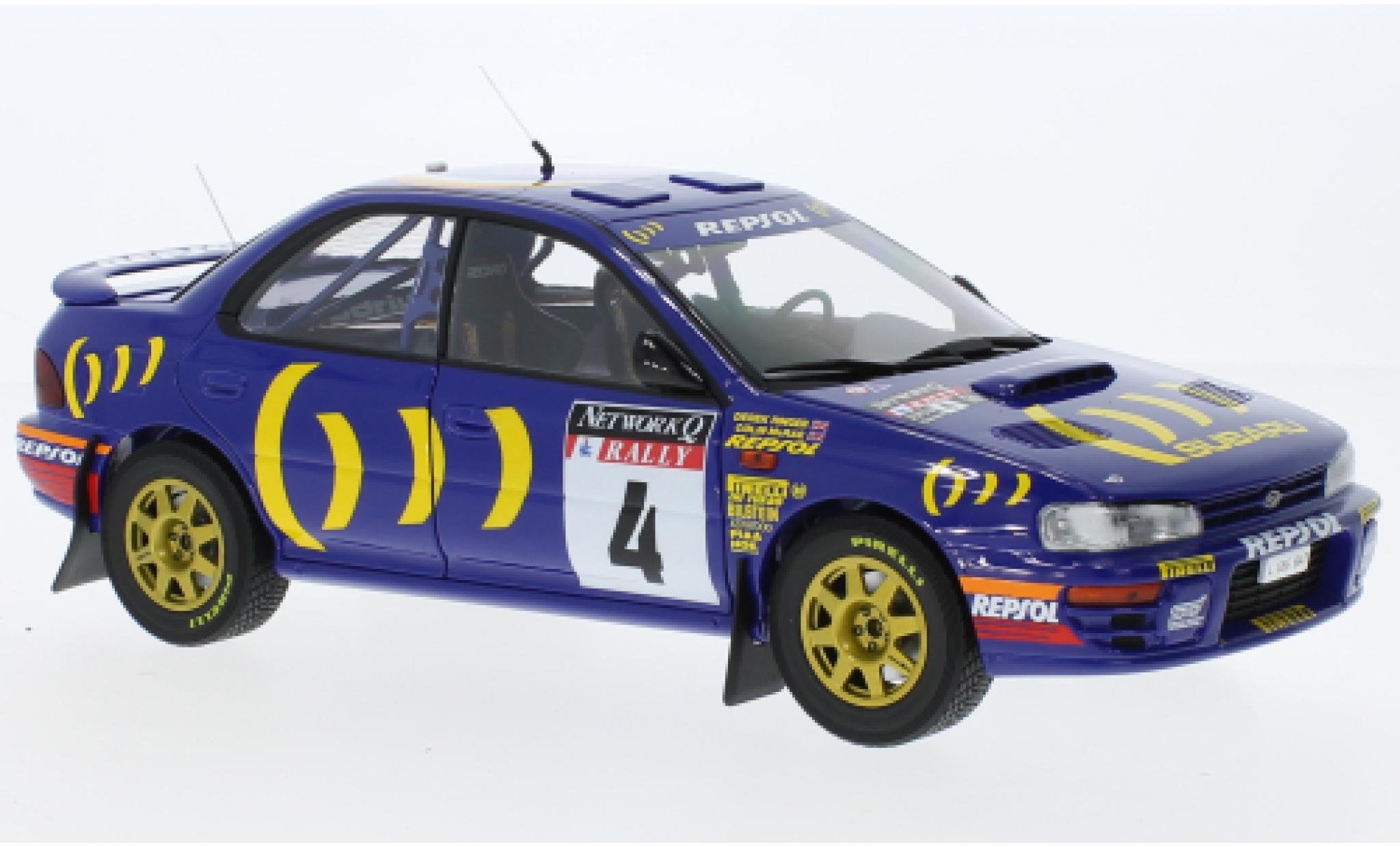 Subaru Impreza 1/18 Kyosho 555 No.4 Rallye WM RAC Rallye 1994 modelauto