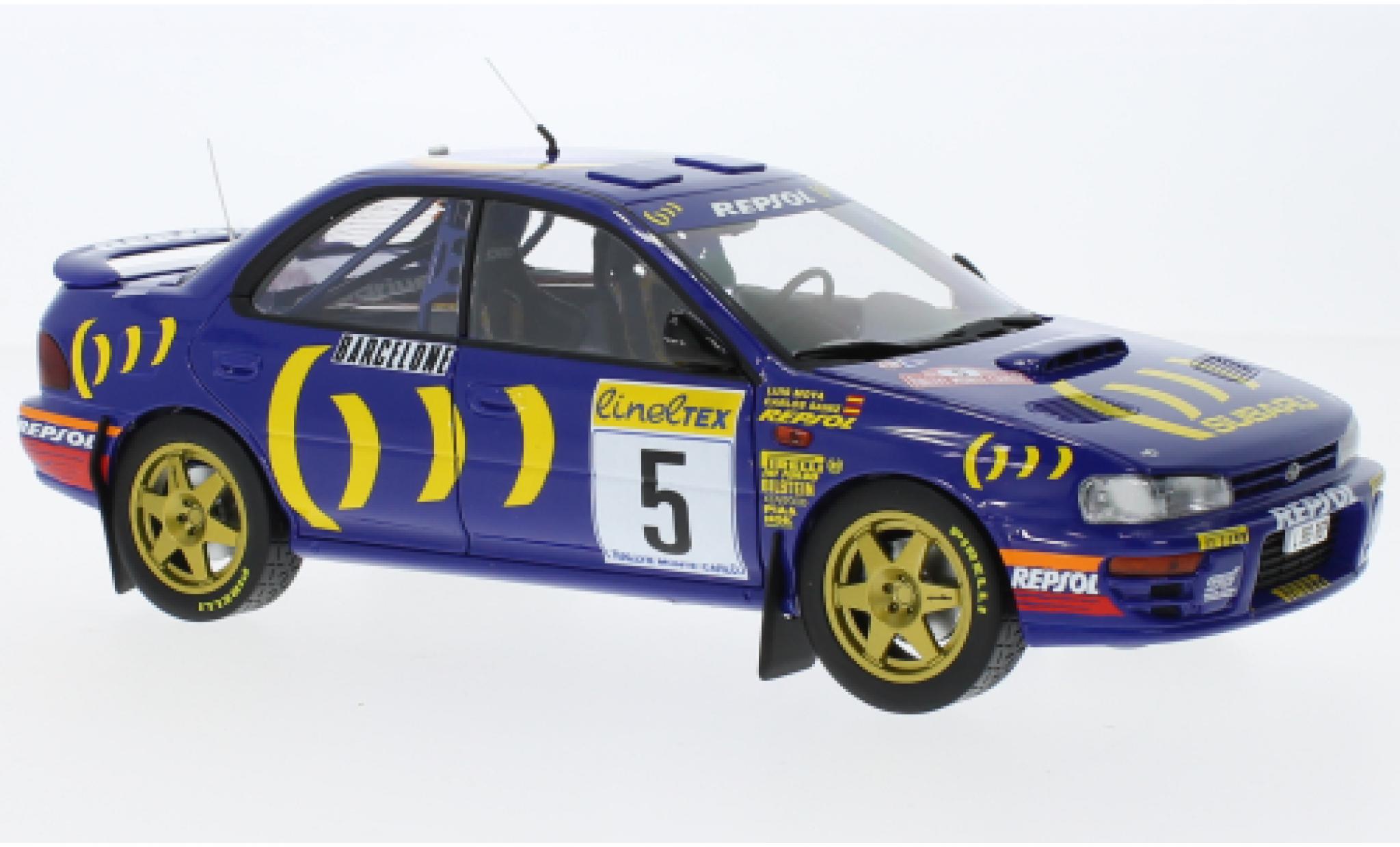 Subaru Impreza 1/18 Kyosho 555 No.5 Rallye WM Rallye Monte Carlo 1995 modelauto