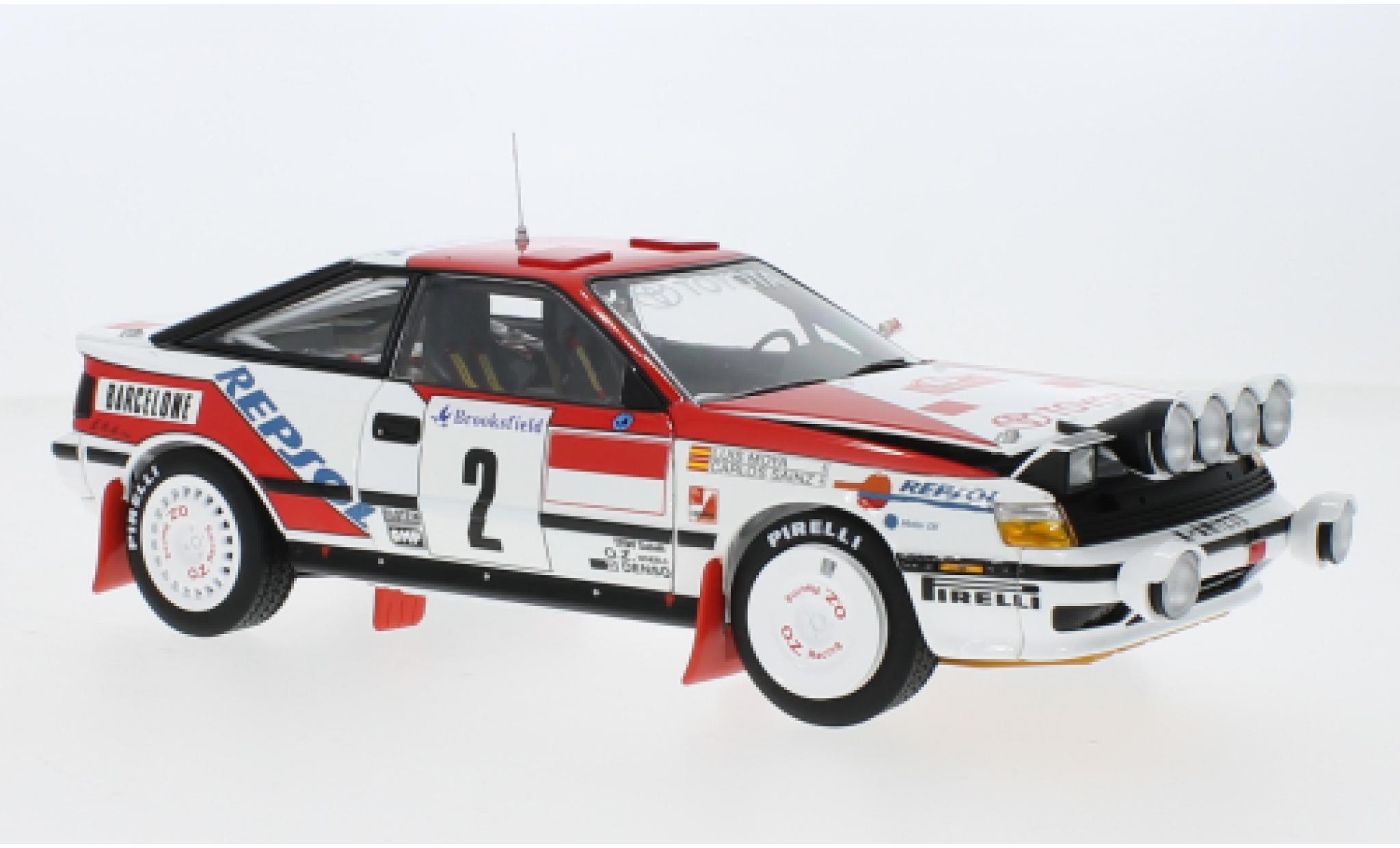 Toyota Celica 1/18 Kyosho GT-quatre (ST165) No.2 Team Allemagne Rallye WM Rallye Monte Carlo 1991 modelauto
