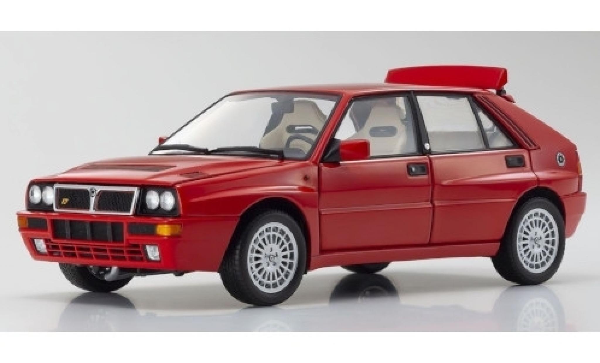 Lancia Delta 1/18 Kyosho HF Integrale Evoluzione II rood 1993 modelauto