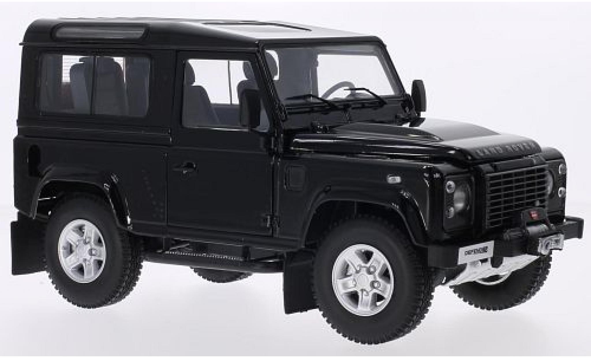 Land Rover Defender 1/18 Kyosho 90 metallic zwart modelauto