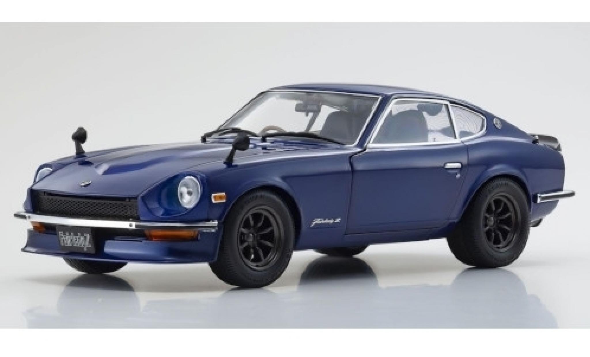 Nissan Fairlady Z 1/18 Kyosho (S30) metallic blauw RHD 1970 modelauto