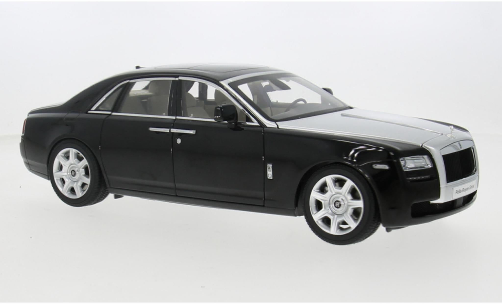 Rolls Royce Ghost 1/18 Kyosho zwart/grijs 2009 1:18 modelauto