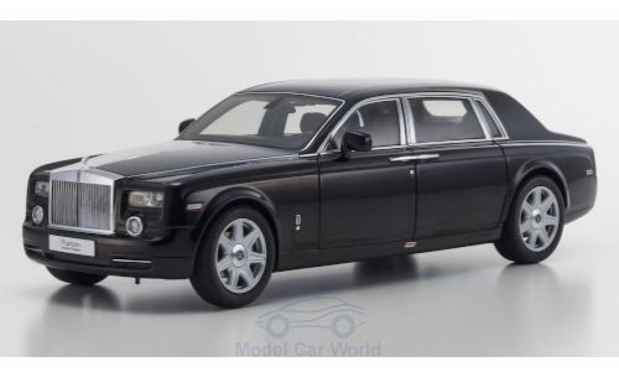 Rolls Royce Phantom 1/18 Kyosho EWB zwart 2003 modelauto