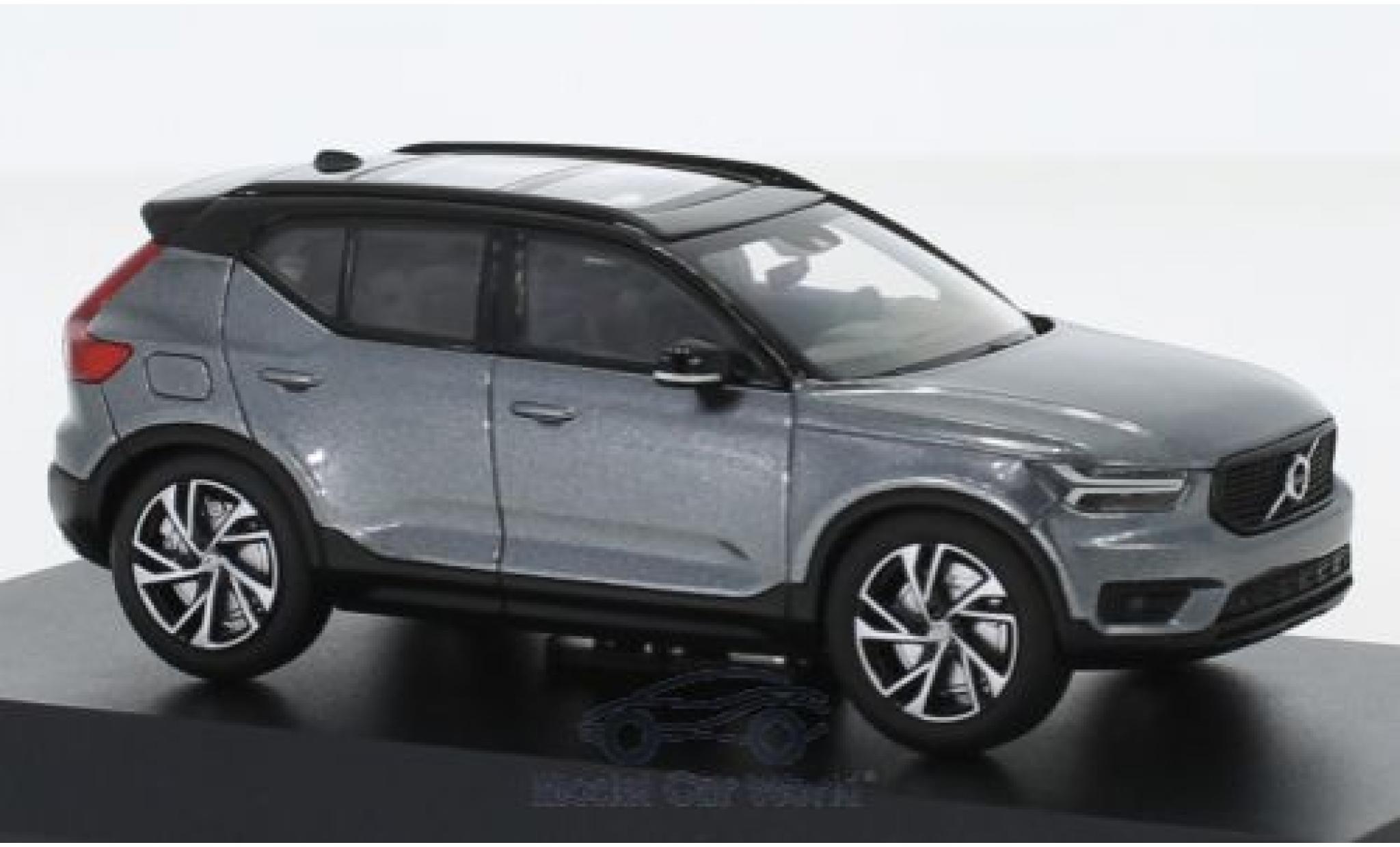 Volvo XC 1/43 Kyosho 40 metallic grijs modelauto