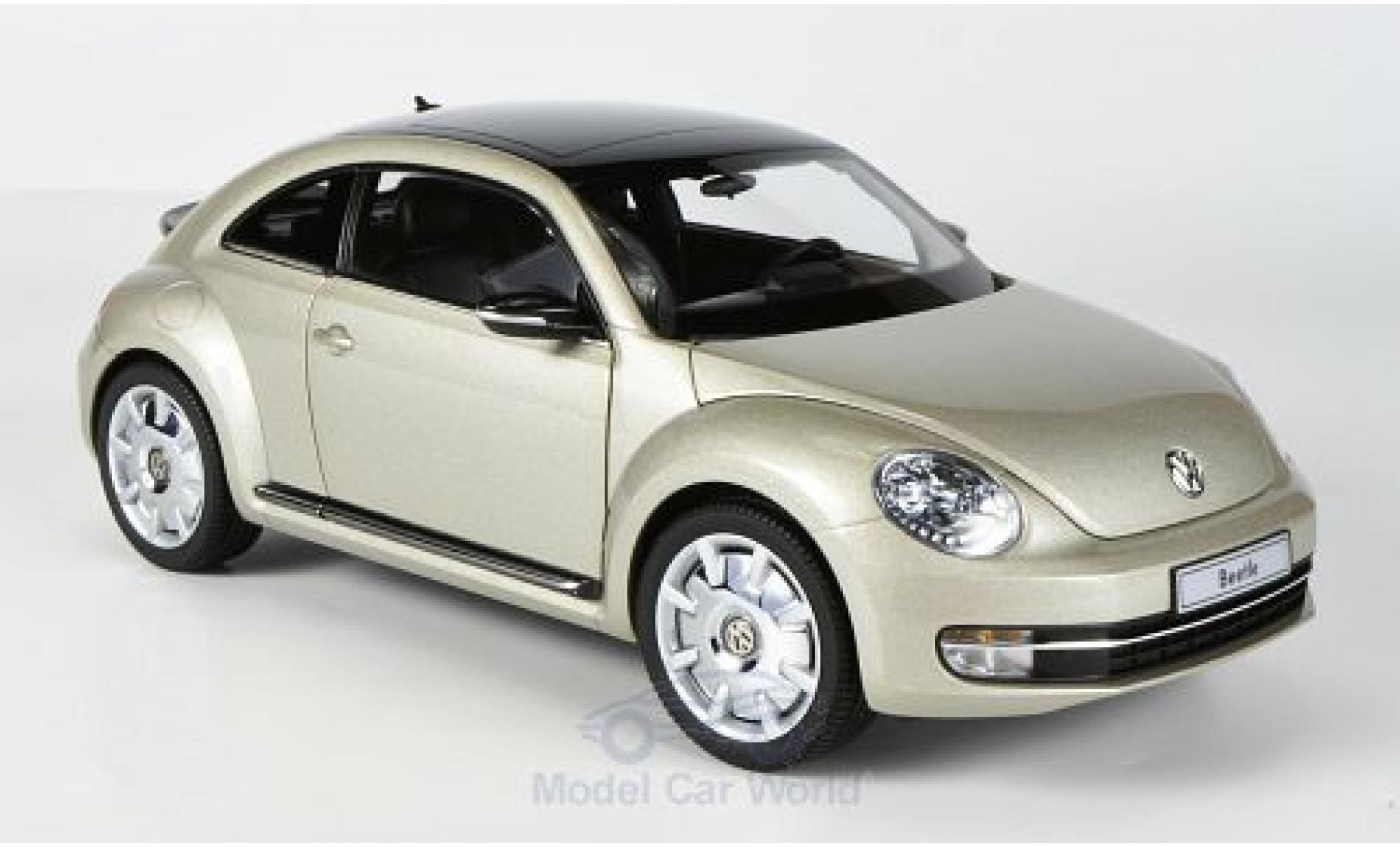Volkswagen Beetle 1/18 Kyosho Coupe metallic beige 2011 modelauto