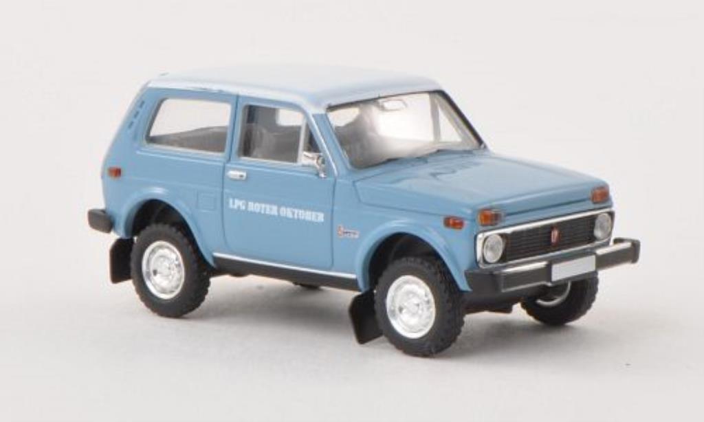 Lada Niva 1/87 Brekina LPG rooder Oktober modelauto