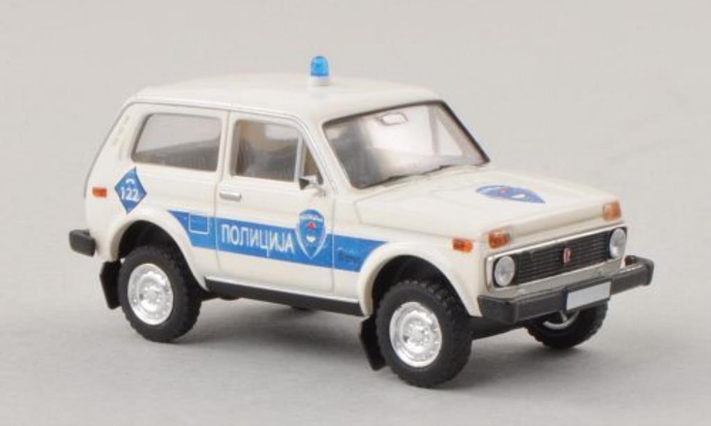 Lada Niva 1/87 Brekina Politie Bosnien (BIH) modelauto