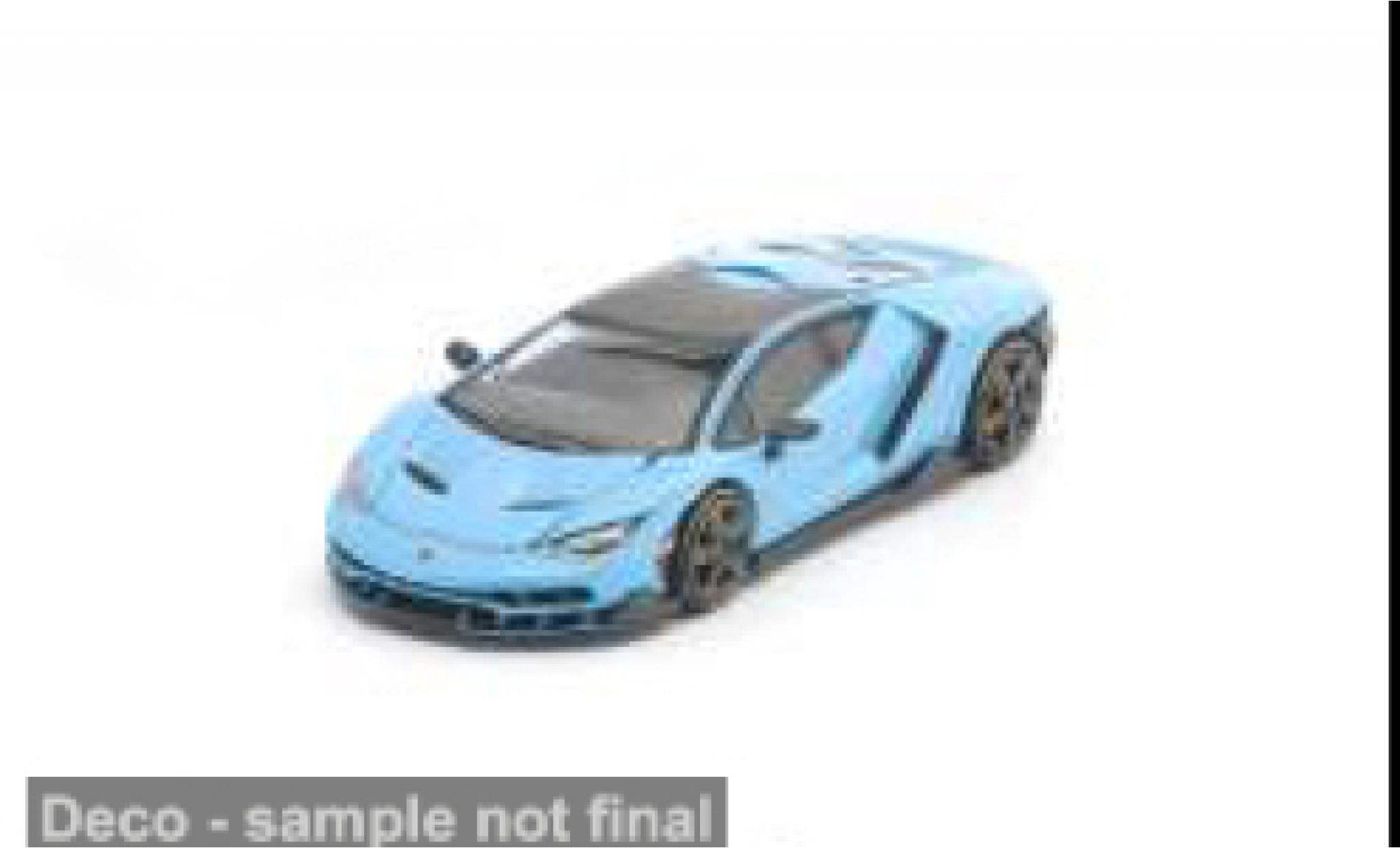 Lamborghini Centenario 1/64 Pop Race blauw 1:64 modelauto