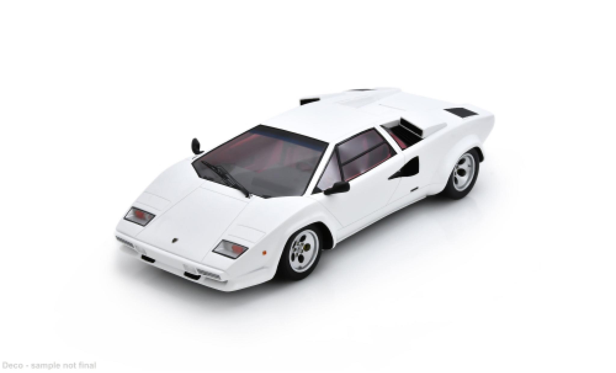 Lamborghini Countach 1/18 Spark 5000 QV wit 1:18 modelauto