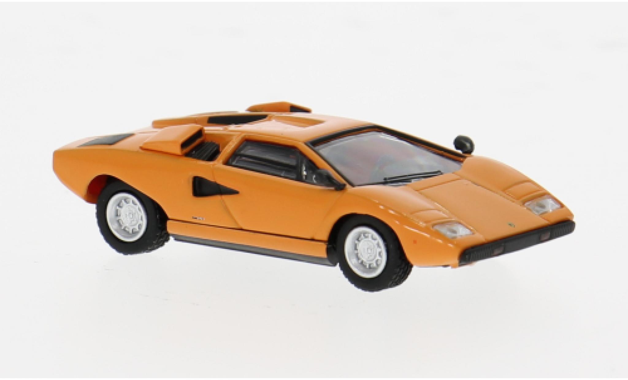 Lamborghini Countach 1/87 Minichamps LP 40 oranje 1:87 modelauto