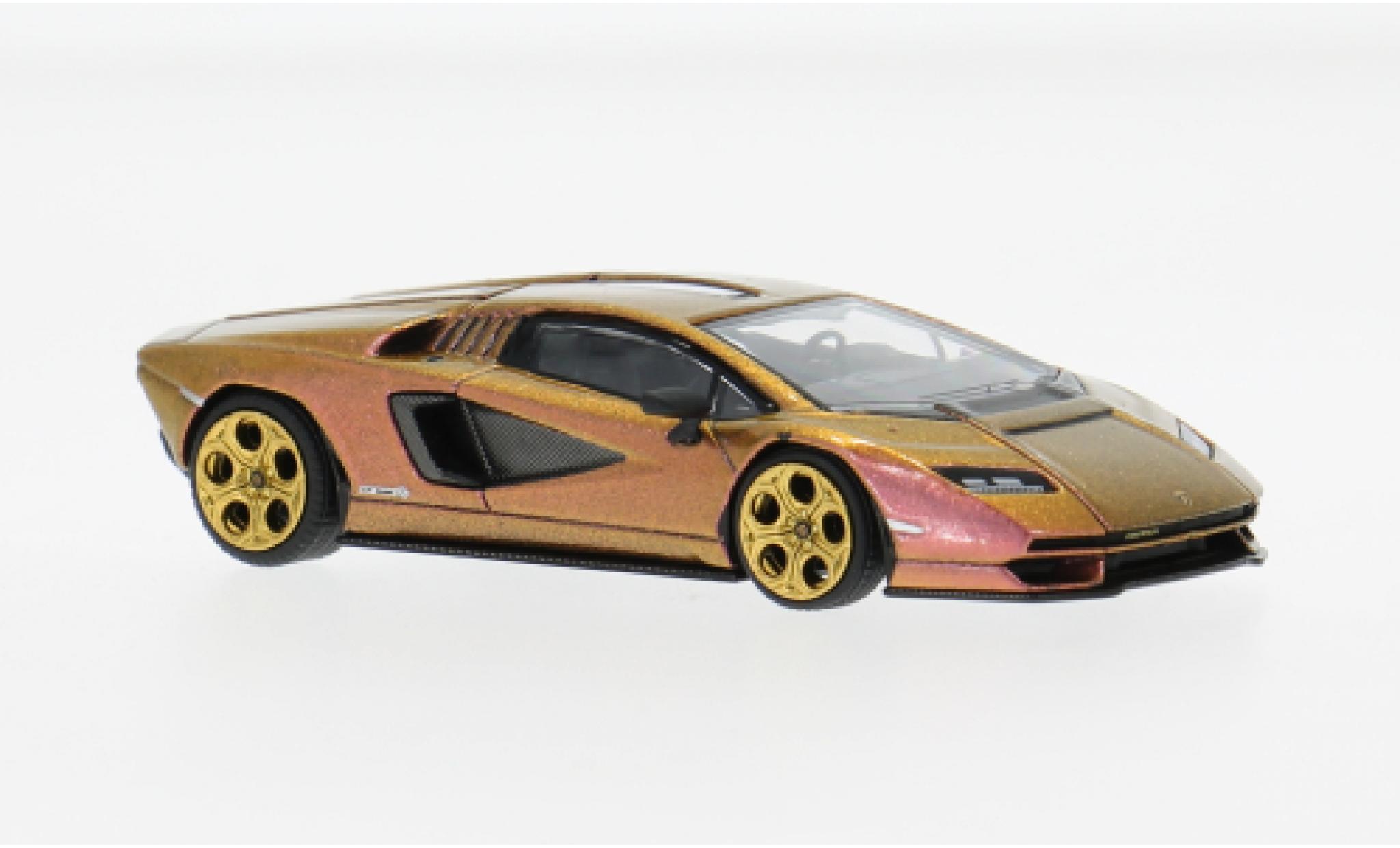 Lamborghini Countach 1/64 Pop Race LP 800-4 oranje/pink 1:64 modelauto