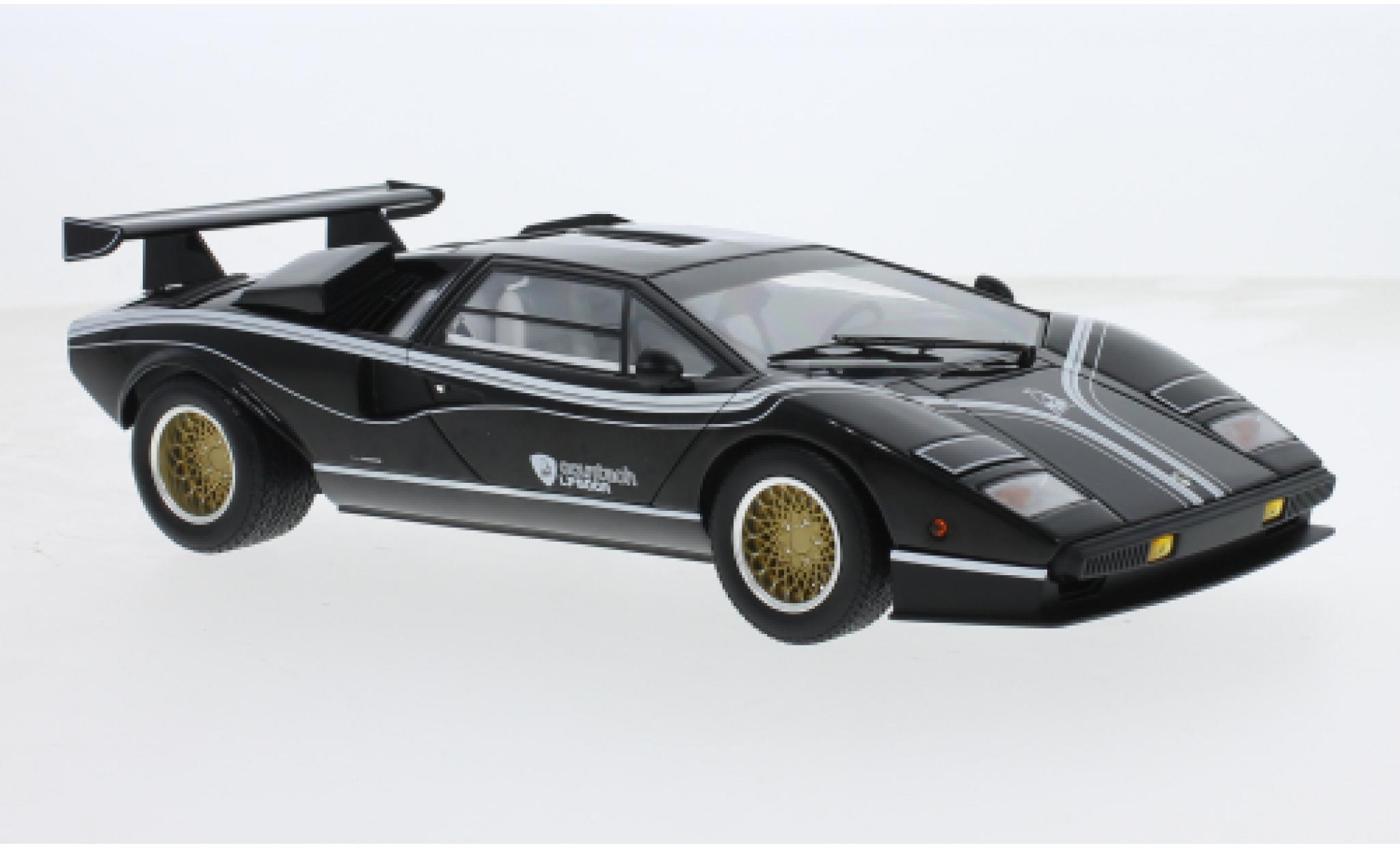 Lamborghini Countach 1/18 Kyosho LP500R zwart/wit 1:18 modelauto