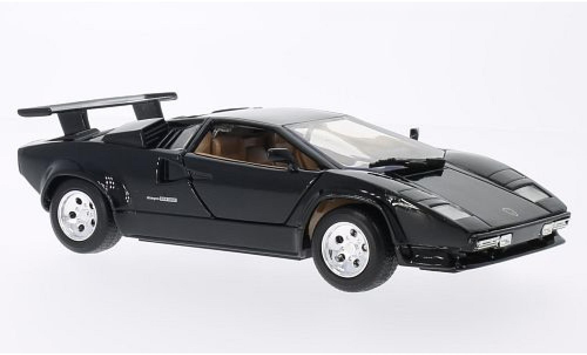 Lamborghini Countach 1/24 Motormax zwart 1:24 modelauto