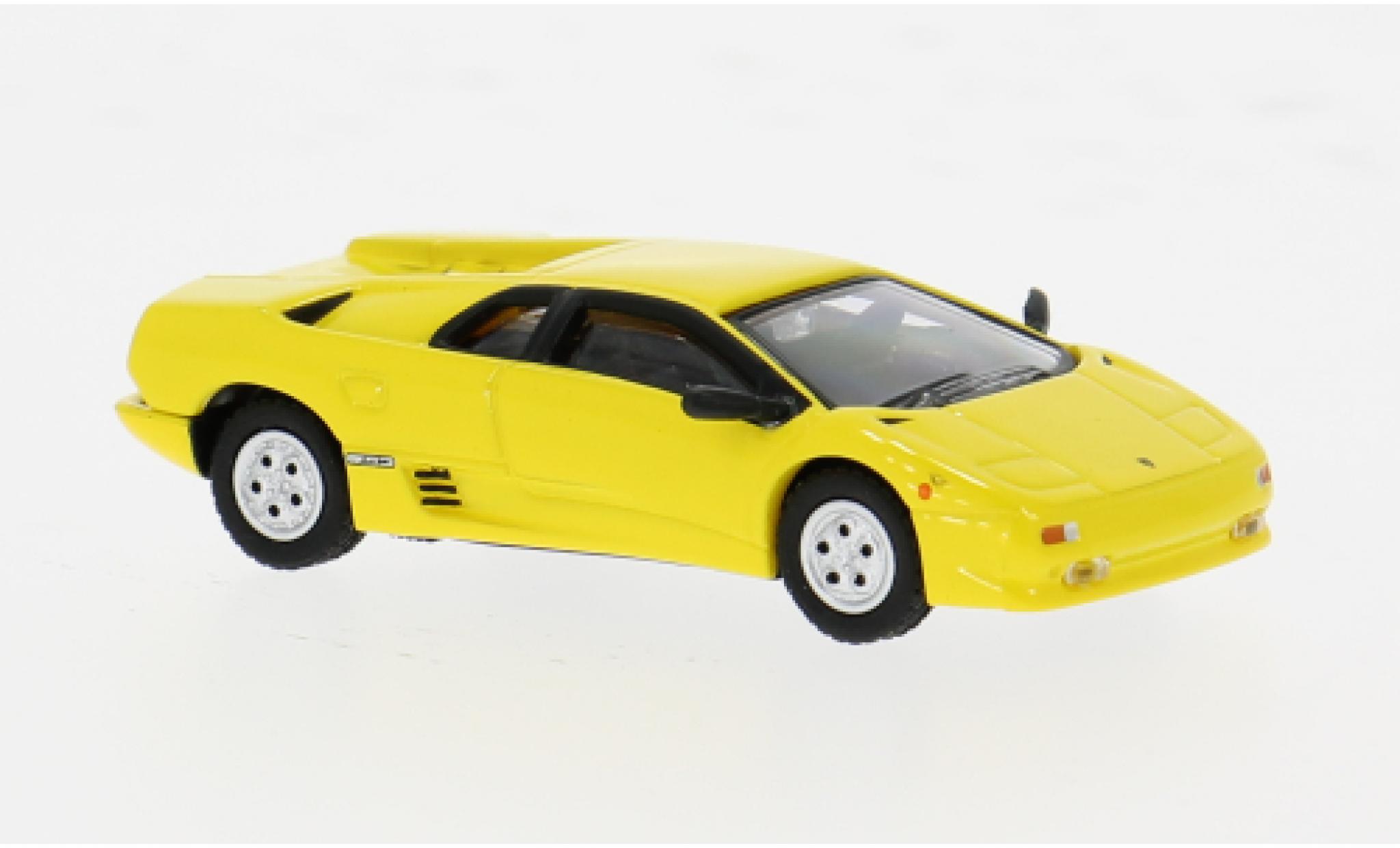 Lamborghini Diablo 1/87 Minichamps geel 1:87 modelauto