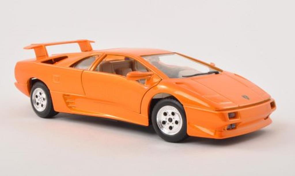 Lamborghini Diablo 1/24 Burago oranje modelauto