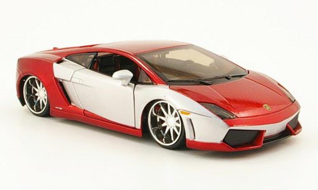 Lamborghini Gallardo LP560-4 LP560-4 1/24 Maisto rood/grijs Tuning modelauto