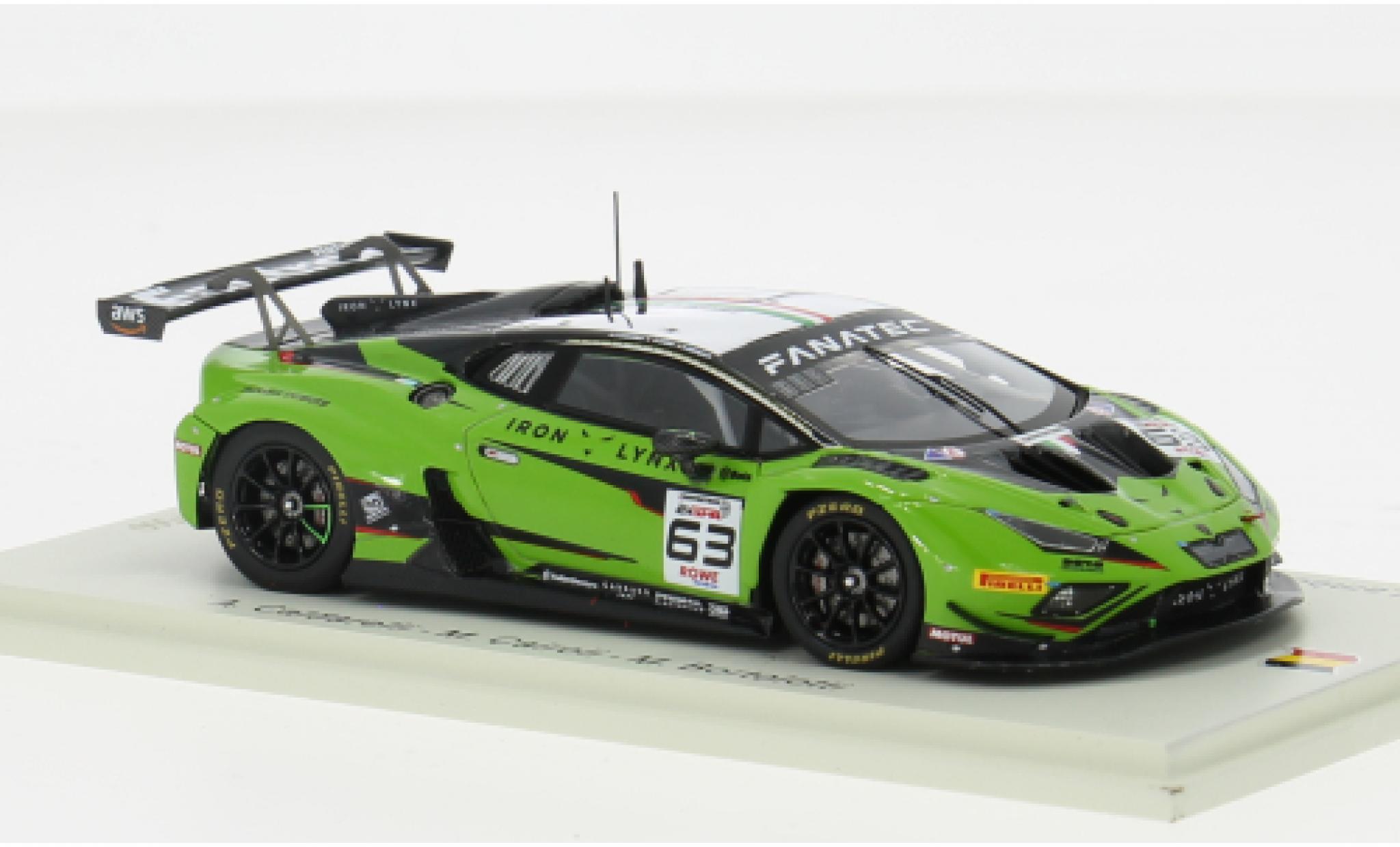 Lamborghini Huracan 1/43 Spark GT3 EV #63 1:43 modelauto