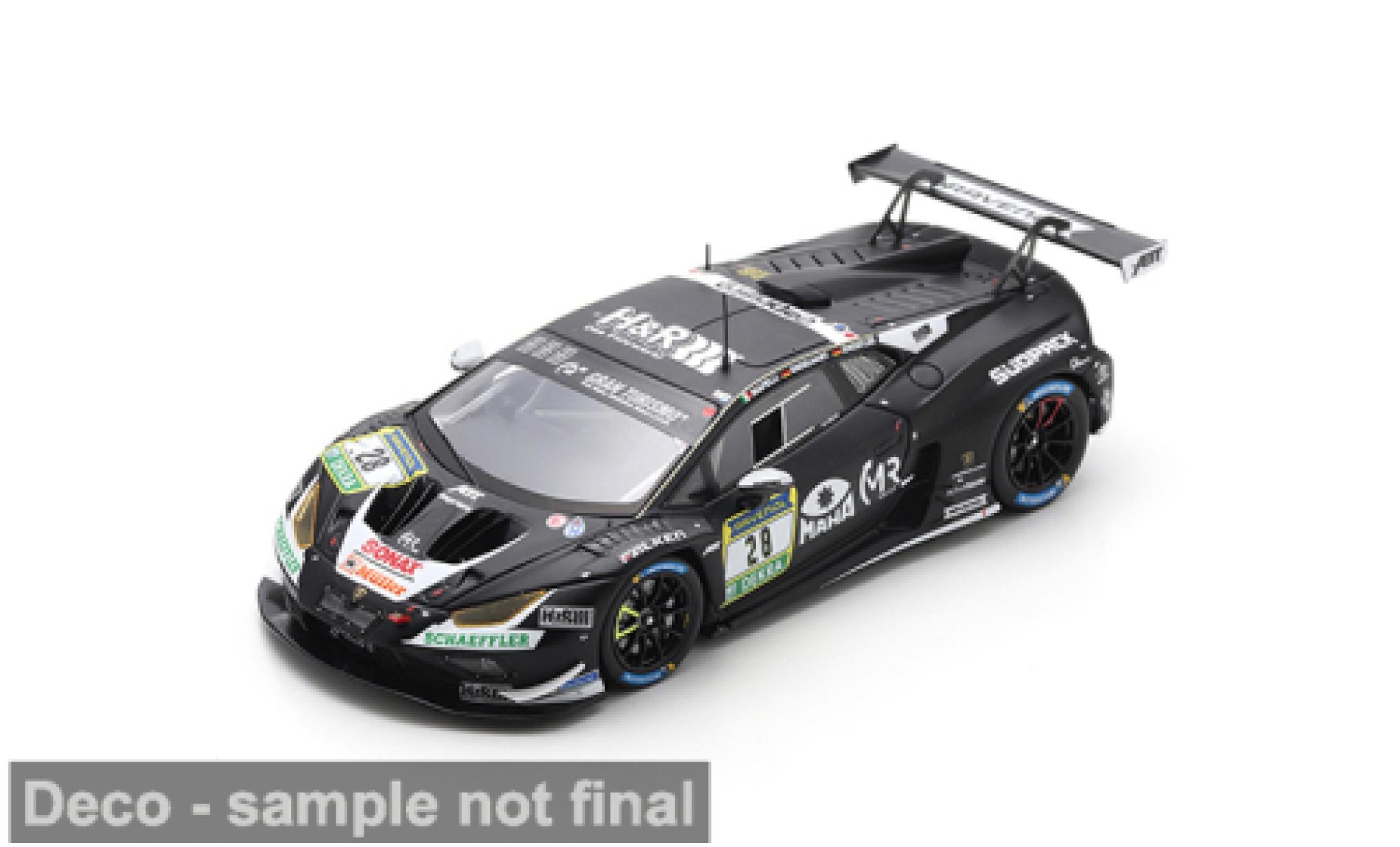 Lamborghini Huracan 1/43 Spark GT3 EVO 2 24h N&uuml;rburgring 2025 ABT Sportsline #28 M.Mapelli/C.Engelhart 1:43 modelauto