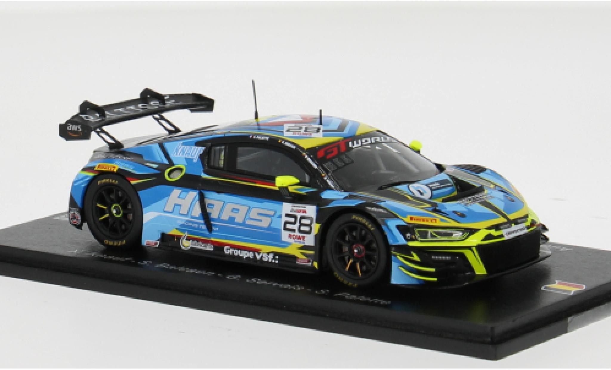 Lamborghini Huracan 1/43 Spark GT3 EVO 2 24h Spa 2025 Haas RT #28 X.Knauf/S.Balcaen 1:43 modelauto