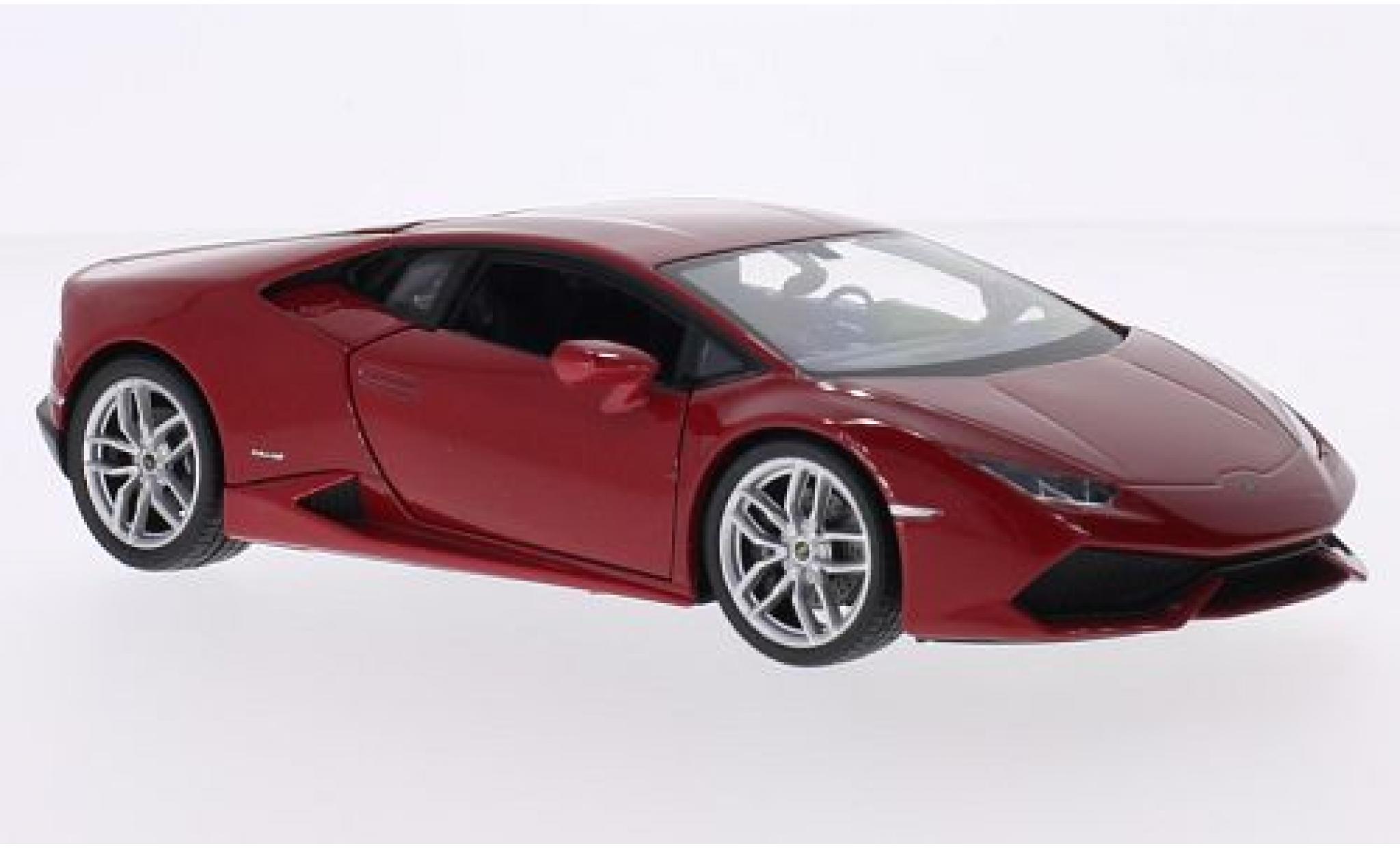 Lamborghini Huracan 1/24 Welly LP 610 rood 1:24 modelauto
