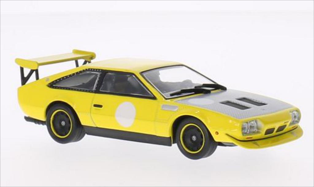 Lamborghini Jarama 1/43 WhiteBox Rally geel 1973 modelauto