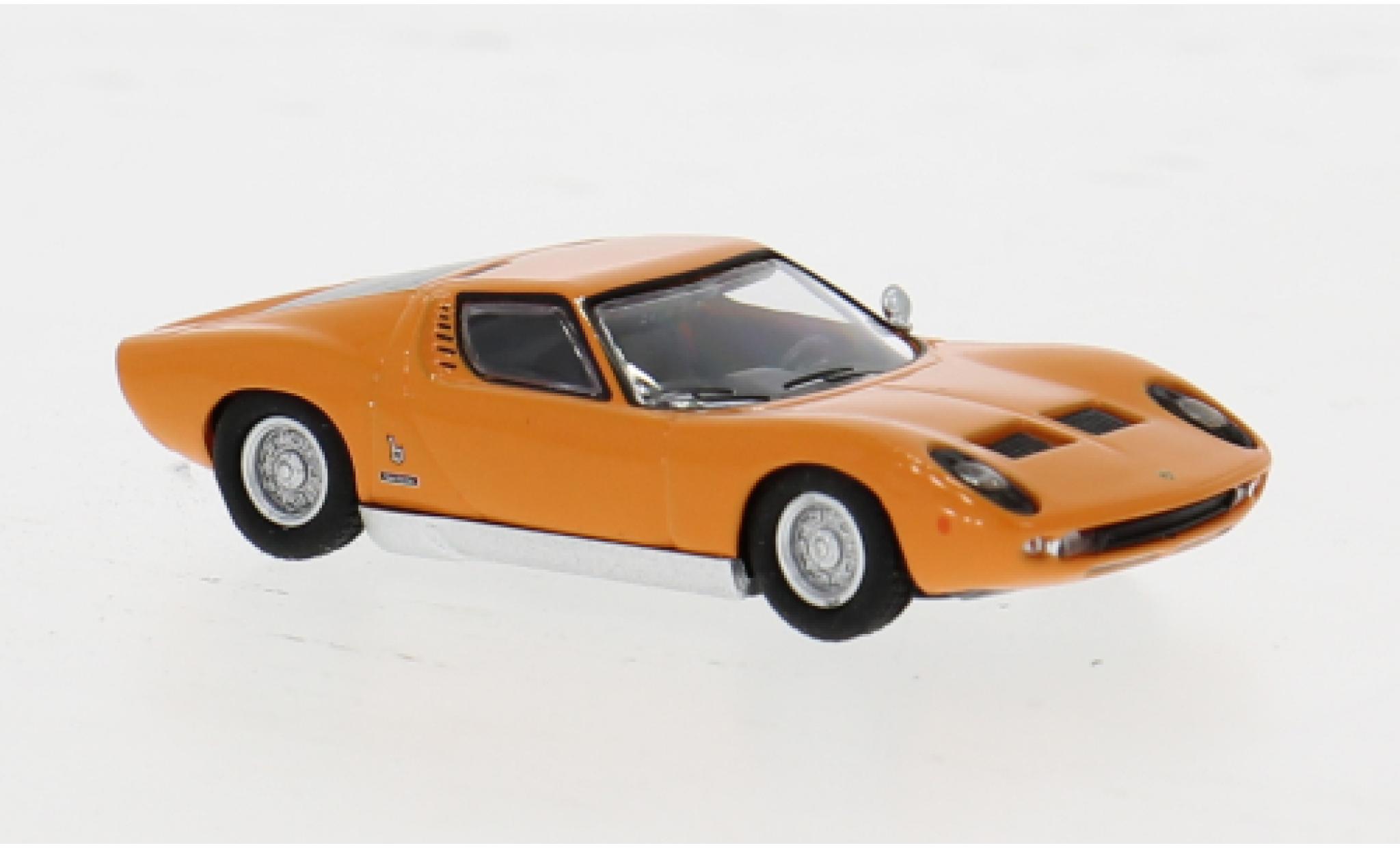 Lamborghini Miura 1/87 Minichamps oranje 1:87 modelauto