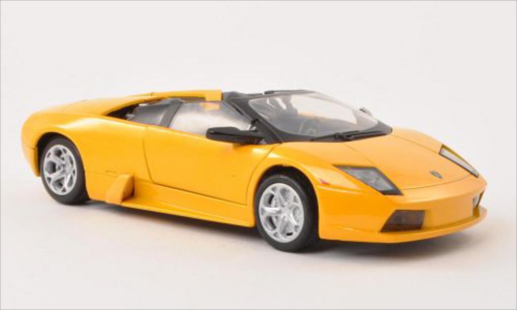 Lamborghini Murcielago Roadster 1/24 Motormax Roadster metallic geel modelauto