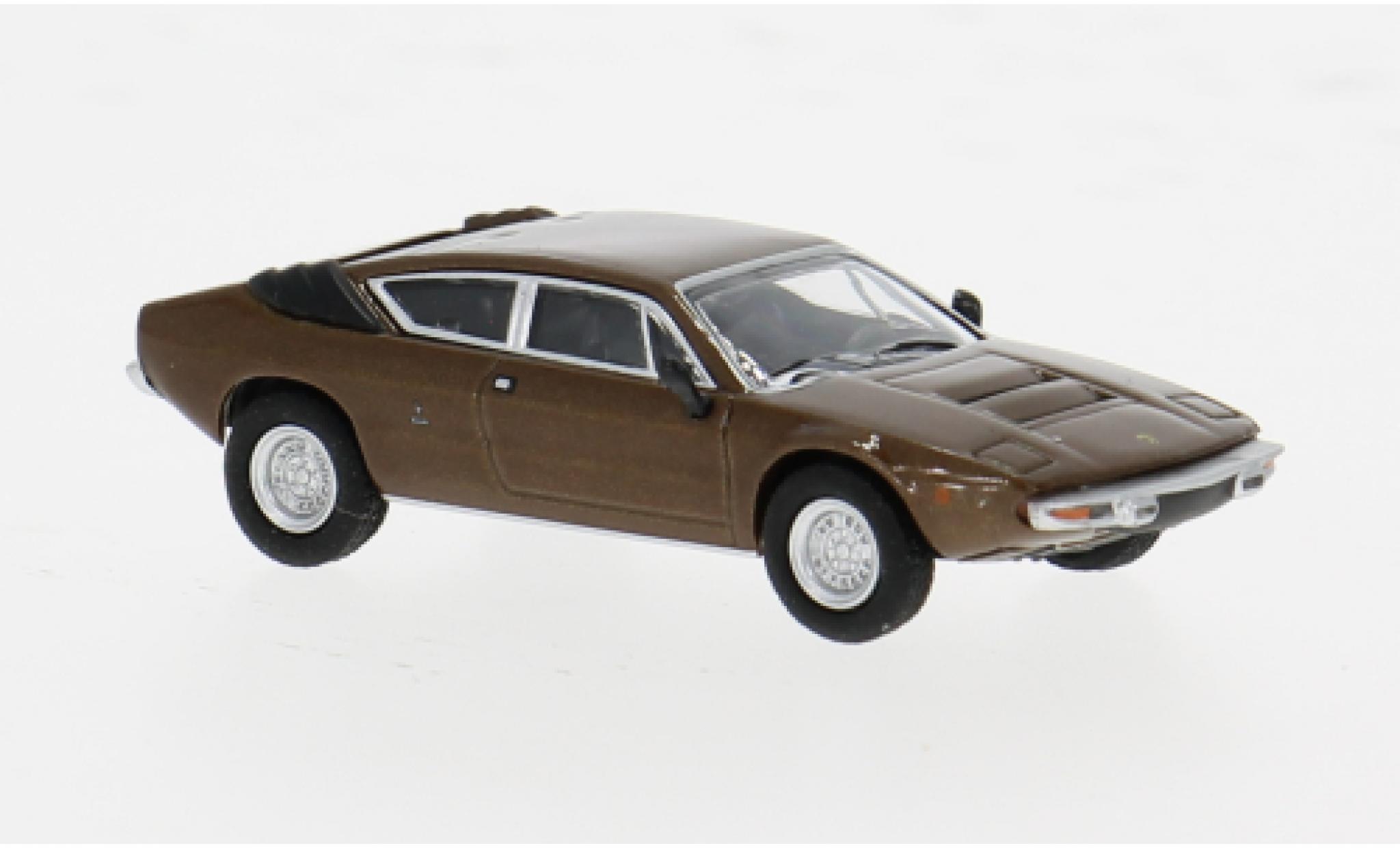 Lamborghini Urraco 1/87 Minichamps bruin 1974 1:87 modelauto