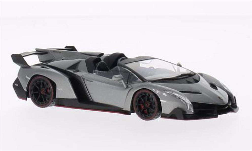 Lamborghini Veneno 1/43 Kyosho Roadster metallic grijs/grun modelauto