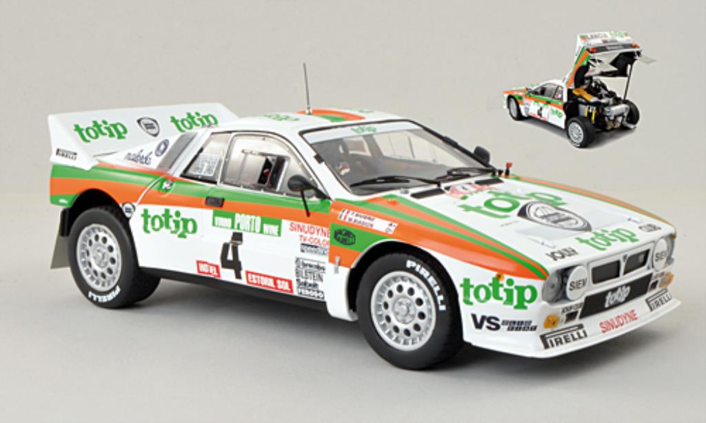 Lancia 37 1/18 Kyosho No.4 Totip Rally Portugal 1985 /T.Siviero modelauto