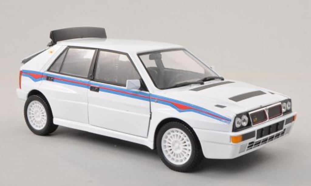 Lancia Delta 1/24 Burago HF Integrale EVO 2 wit mit Dekor modelauto