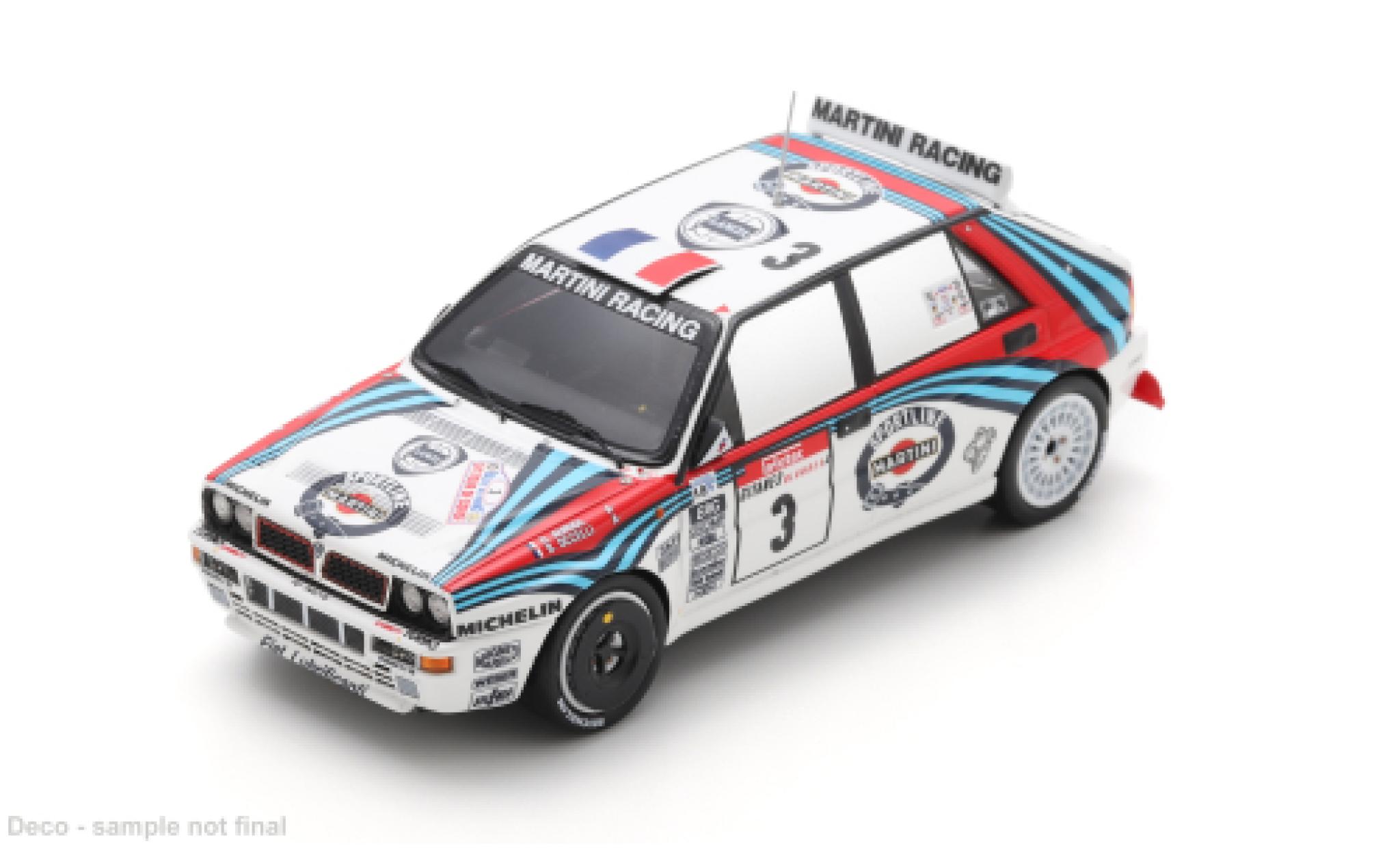 Lancia Delta 1/43 Spark HF integrale EVO Tour de Corse 1992 #3 D.Auriol/B.Occelli 1:43 modelauto